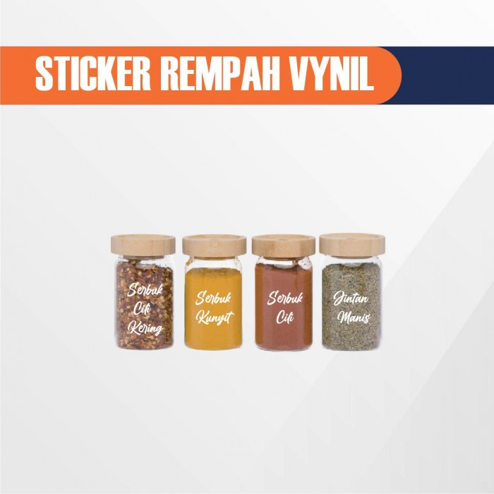 Sticker Rempah Vinyl