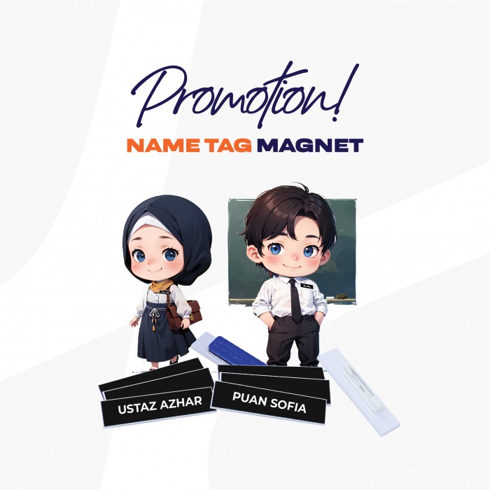 Promotion Nametag Magnet