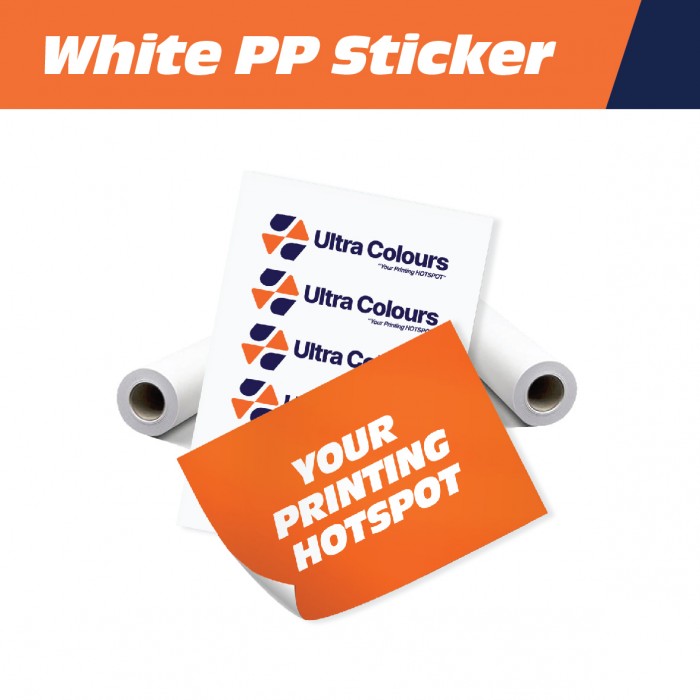 Sticker White PP